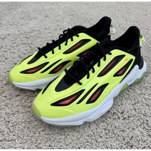 Adidas Shoes Men's 6.5 Ozworld Oznova Neon Yellow Black Red‎ Chunky Sneakers